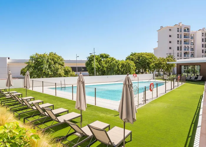 900m From The In With A Pool Apartment Estepona