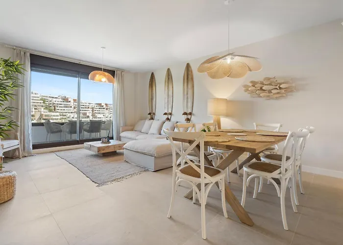 900m From The In With A Pool Apartment Estepona